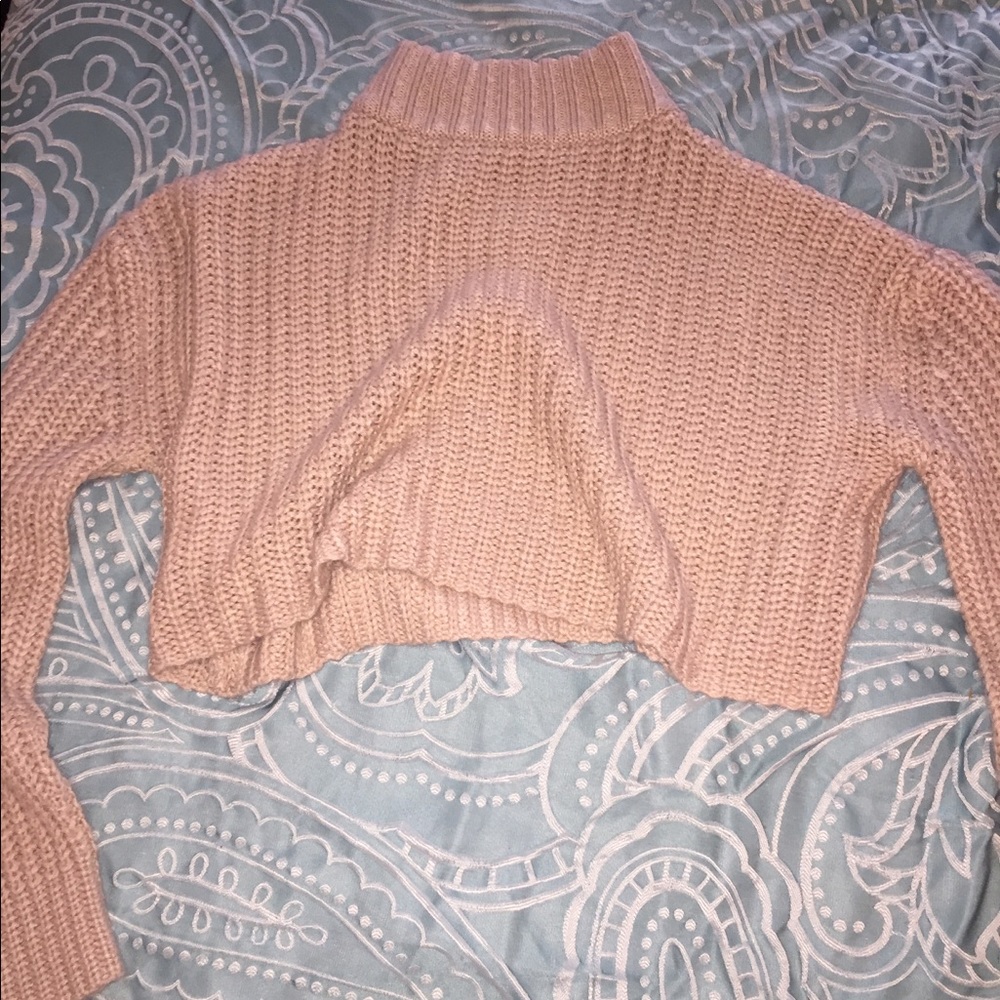 Forever 21 cropped turtle neck sweater
